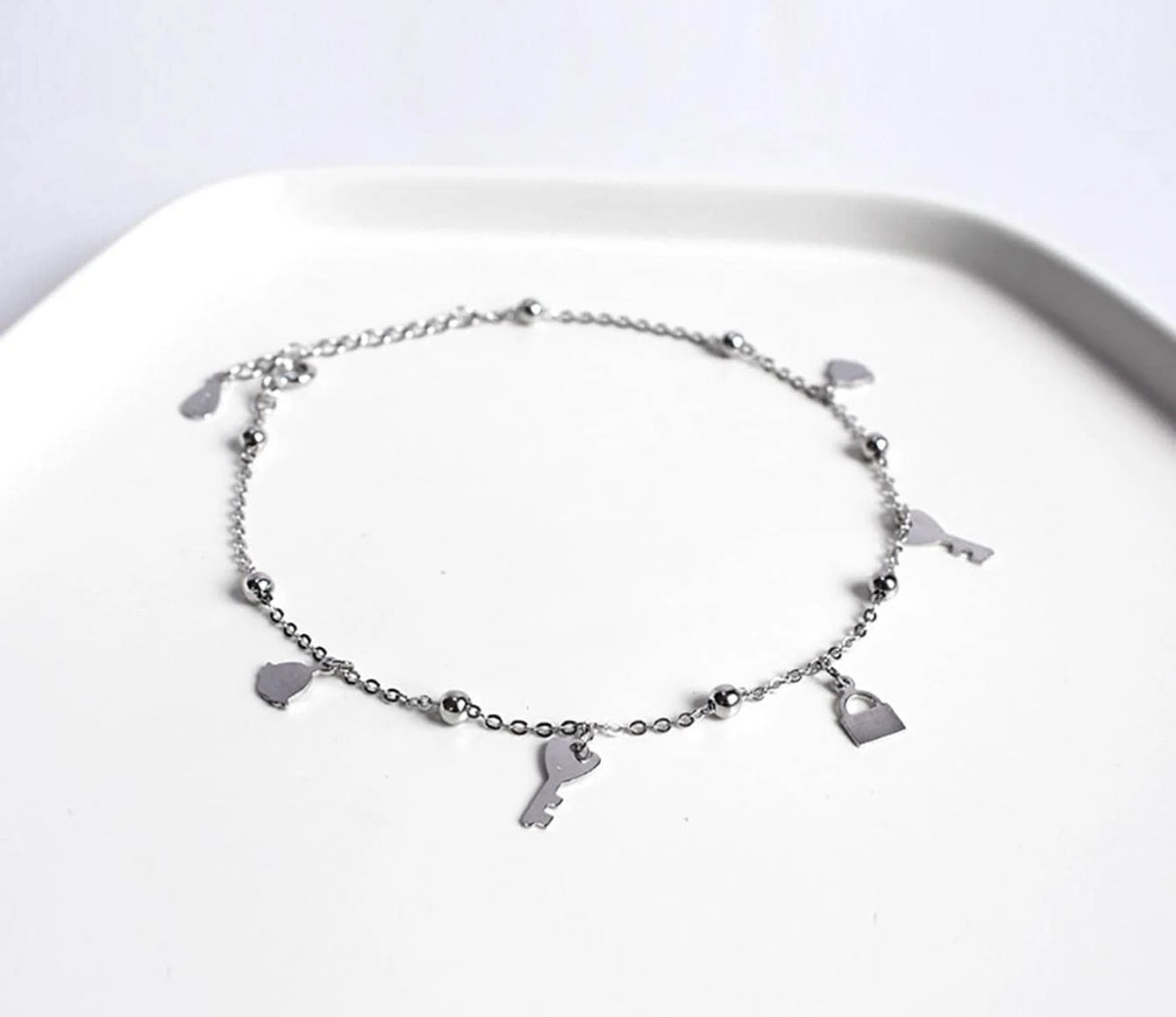 KEY LOCK ANKLET