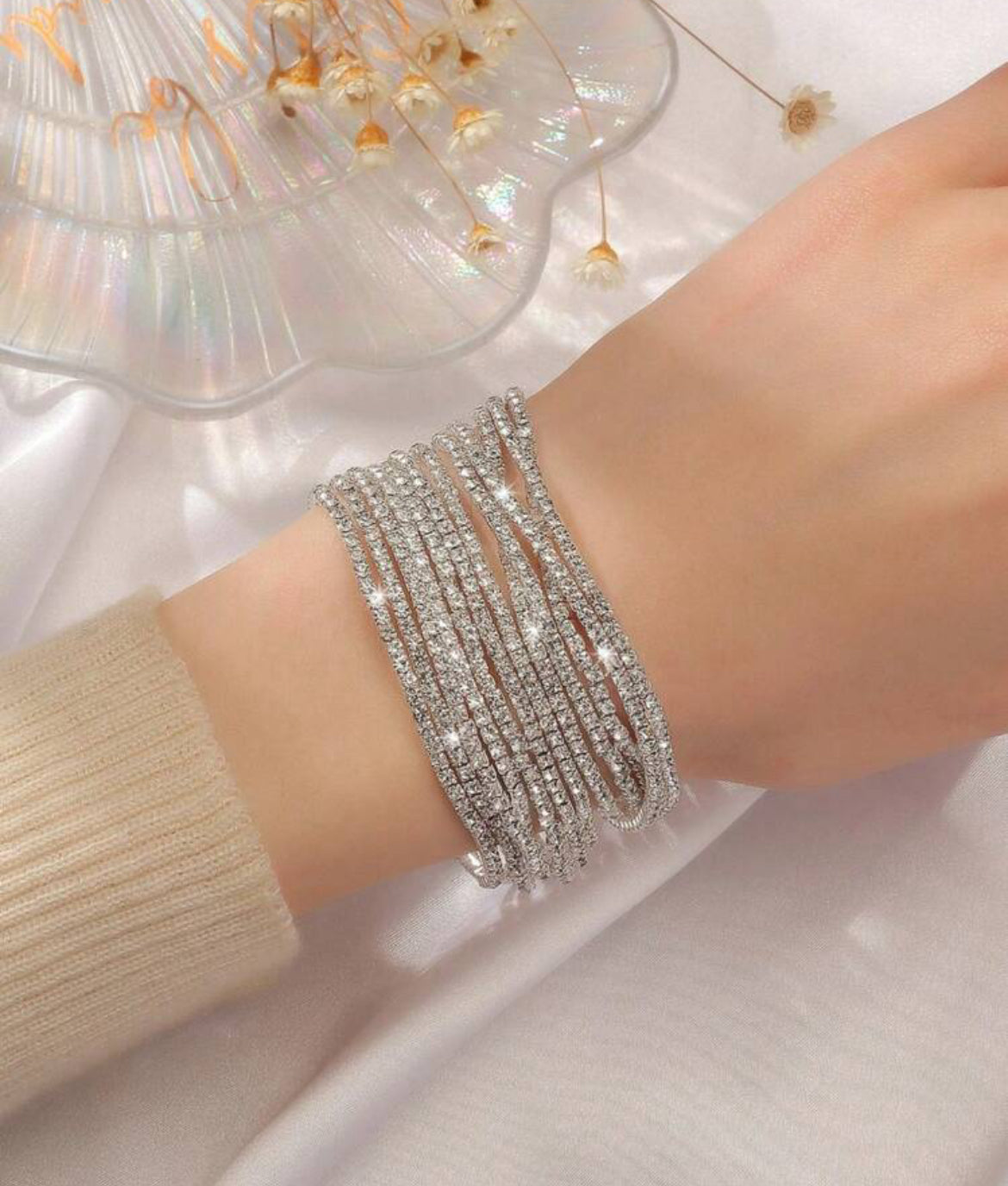 8 PCS CUBIC ZIRCONIA BRACELET