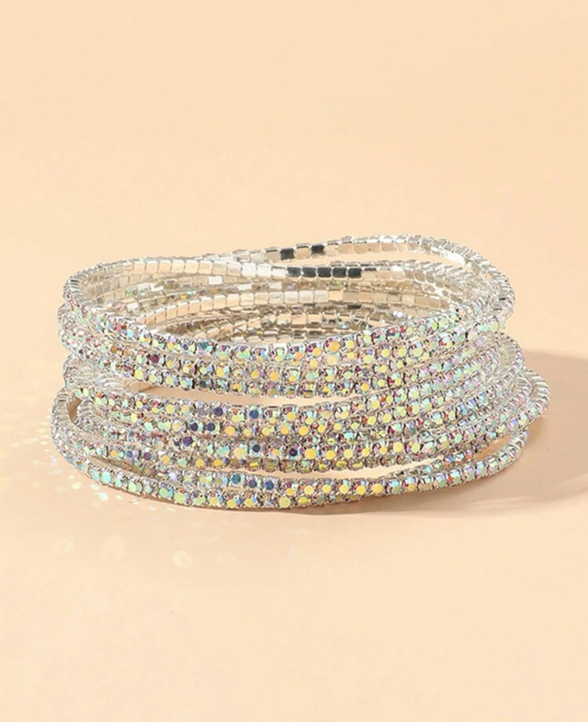 8 PCS CUBIC ZIRCONIA BRACELET